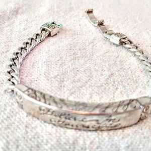 Brighton Silver Believe Bracelet